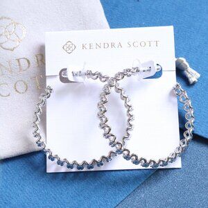 Kendra Scott Fallyn Hoop Earrings - Silver